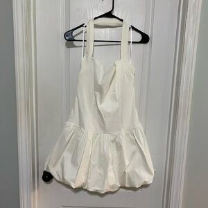 Hello Molly Cream Backless Dress